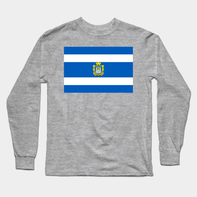 Flag of Kherson Ukraine Long Sleeve T-Shirt by brigadeiro